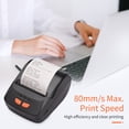 thumbnail image 2 of Bisofice Receipt Printer Portable 58mm Mobile Thermal Printer Wireless BT Mini Bill Ticket Printing Compatible, 2 of 8