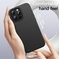 thumbnail image 3 of JETech Liquid Silicone Case for iPhone 16 Pro 6.3-Inch, Silky Soft Touch Full-Body Protective Phone Case, Anti-Scratch Shockproof Cover with Microfiber Lining (Black), 3 of 6