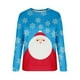 thumbnail image 4 of Sudaderas Navideñas de Cuello Redondo Para Mujer, Camisas Casuales de Manga Larga, Suéter Estampado, Túnica, Tops Odeerbi  ODB205121, 4 of 5