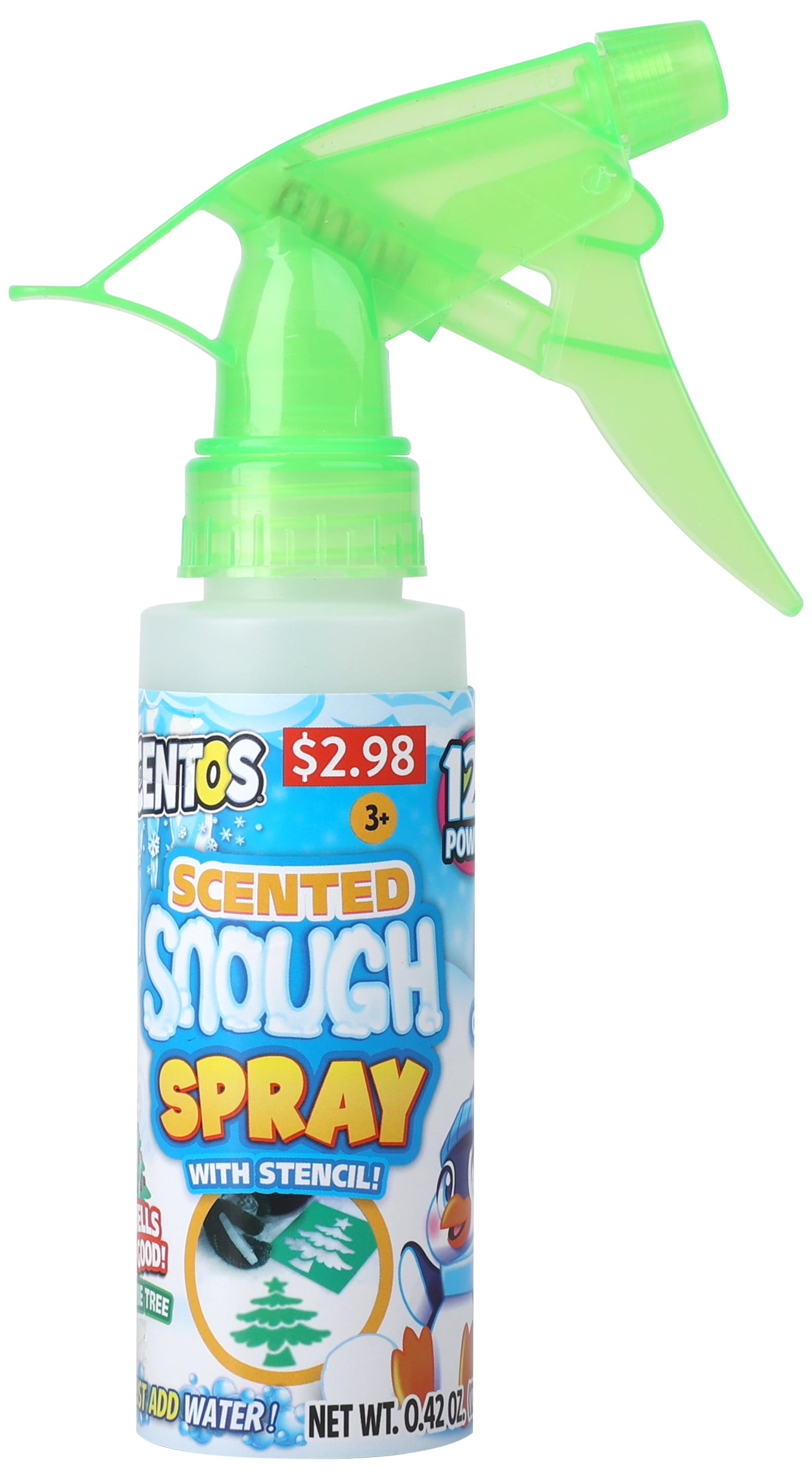 Scentos Holiday Scented Pine Snough Spray - Eco-Safe for Snow or Sand - Great Party Favors - 3+