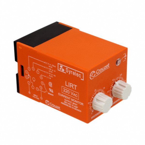 Crouzet Control LIRT220A Current Monitoring Relay 11pin Plugin