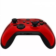 Chrome Red One X UN-MODDED Custom Controller Unique Design (with 3.5 jack)