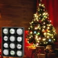 thumbnail image 4 of xaoyunyn Set of 12 Shatterproof Christmas Tree Ornaments Decor for Holidays and Parties Family and Pet Friendly Holiday Wreath Decoration, 4 of 6