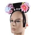 thumbnail image 3 of FENOHREFE Traditional Chinese Royal Flower Headband for Women Aesthetic Wedding Hairhoop Elegant Roleplay Party Dress Up Hairband, 3 of 7