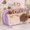 Purple-PP-clearacne, variant on Dyegold Large Capacity Cloth Pencil Case with Zipper for Pens Markers and Office Supplies for and Work Durable and Functional Design