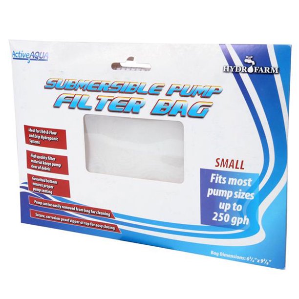 Active Aqua AAPB6 6.75x9.38 Inch Mesh Filter Bag for Small Submersible