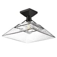 thumbnail image 4 of Golden Lighting Kepler 1-light Semi-Flush Mount in Matte Black, 4 of 8