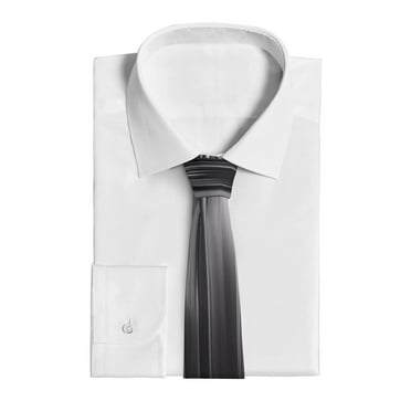Uemuo Monochrome Abstract Lines Pattern Men's Necktie Classic Silk Tie Woven Jacquard Neck Ties Business Necktie Gift for Men