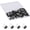 Black, variant on 60 Pcs Small Binder Clips 3/4 Inch Length, Black Small Paper Clips for Office, Standard Size