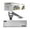 Aluminum, variant on Extra Heavy Duty, Commercial Door Closer D9000DA, ANSI Grade 1, UL 3 Hour Fire Rated, ADA Compliant, Delayed Action, Adjustable Spring Size 1-6 for Doors (44-330LB/30-60 in), Indoor/Outdoor (Aluminum