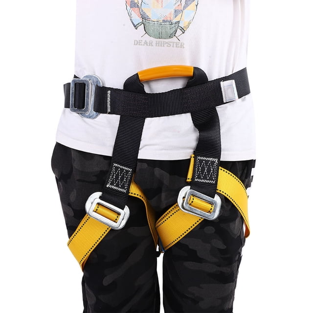 Rappelling Harness Climbing , Comfortable Strap Half Body Climbing Harness, For Mountaineering