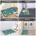 thumbnail image 5 of Gaeub Rubber Duck Print Door Mat with Heavy Duty Backing,Welcome Mats for Entryway, Flannel Anti-Slip Doormat, Garge Porch Entryway Mat,16x24in Outdoor Indoor Welcome Mat, 5 of 7