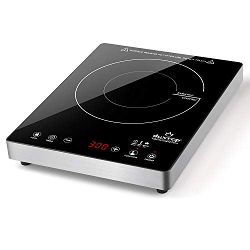 Duxtop Portable Induction Cooktop, High End Full Glass Induction Burner
