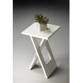 thumbnail image 2 of Butler Specialty Loft Square Folding End Table In White, 2 of 2