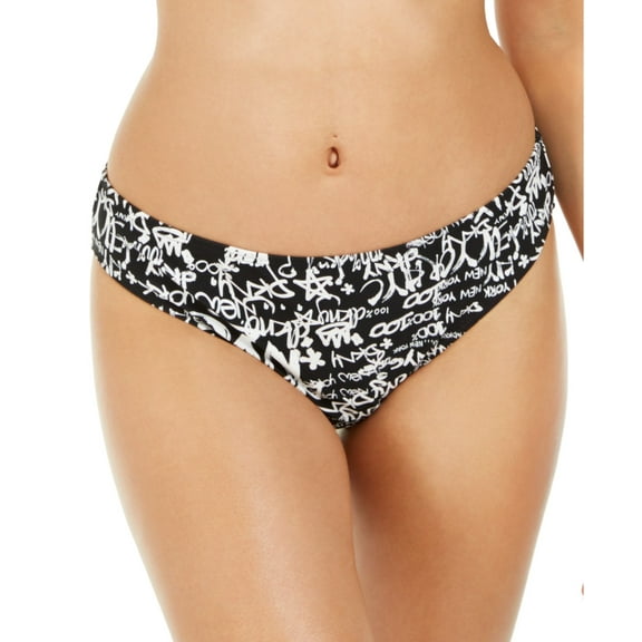 DKNY CITY TAG Printed Bikini Swim Bottom, US 2X-Large