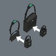 thumbnail image 3 of Wera 05004353001 165 x 105 mm 2 Go Quiver 4 Tool Bag with Adjustable Partitions, 3 of 5