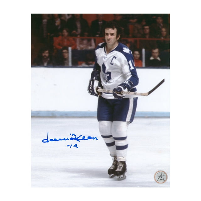 Dave Keon Photo 8x10 de Glace Domicile Signé Maple Leafs de Toronto