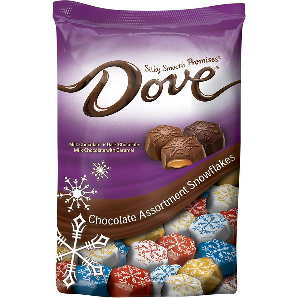 Dove Promises Holiday Snowflake Chocolate Candy, 24 Oz.