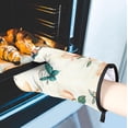 thumbnail image 5 of Spring Floral Plant Butterfly Oven Mitts and Pot Holders Set of 2, Heat Resistant Oven Mitts Kitchen Oven Glove for Cooking, Baking, 5 of 6