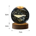 thumbnail image 3 of Crystal Ball Night Light Handicraft USB Plug-in Bedside Lamp Lighting Ornament, 3 of 6