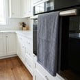 thumbnail image 2 of REGALWOVEN 2 Pack Solid Color Cotton Kitchen Towels, 100% Pure Cotton Soft Absorbent Dish Towels Grey 25" x 15", 2 of 5