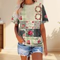 thumbnail image 2 of MEICHEN Women's Breast Cancer Print T Shirt In We Wear Crewneck Tee Summer Fashion Clothing for Women, 2 of 4