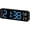 Blue, variant on 9" Digital Wall Clock with Temperature, Humidity, Weekday Display, LED, Desk or Wall Use