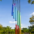thumbnail image 4 of Campanas de viento coloridas CHAO para exteriores con 12 tubos de aluminio 23,6 pulgadas, 4 of 5