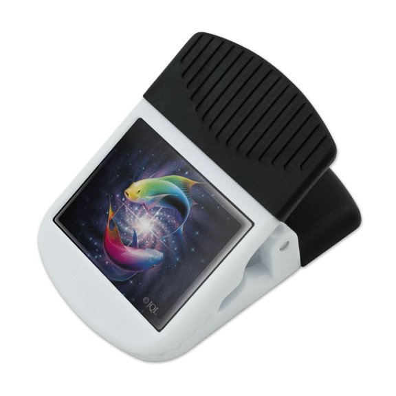 Pisces Zodiac Symbol Fish in Space Yin Yang Refrigerator Fridge Magnet Magnetic Hanging Hook Note Snack Clip