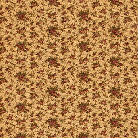 Ahgly Company Machine Washable Indoor Square Transitional Beer Orange Area Rugs, 8' Square