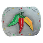 chili Peppers Novelty Belt Buckle