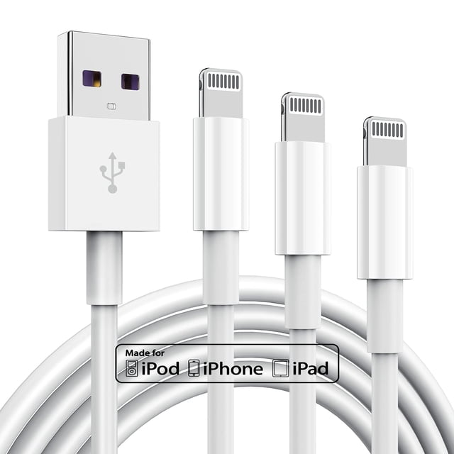 Cable Cargador TUMABER Certificado Apple MFi 1.8m para iPhone