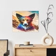 thumbnail image 6 of Naloa Colorful Art Dog Print Canvas Bathroom Wall Art,Bathroom Wall Art Decoration, Canvas Poster Prints,Decorative Paintings for Living Room, Bathroom, Kids Room, 6 of 6