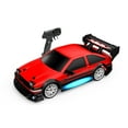 thumbnail image 2 of CAR 2.4GHz Control Remoto Drift Car 1:24 30 km/h Alta Velocidad Controlado Remoto Vehículo 4WD Con Luces Delanteras Luces Inferiores Luces de Ala Trasera Ruedas, 2 of 6