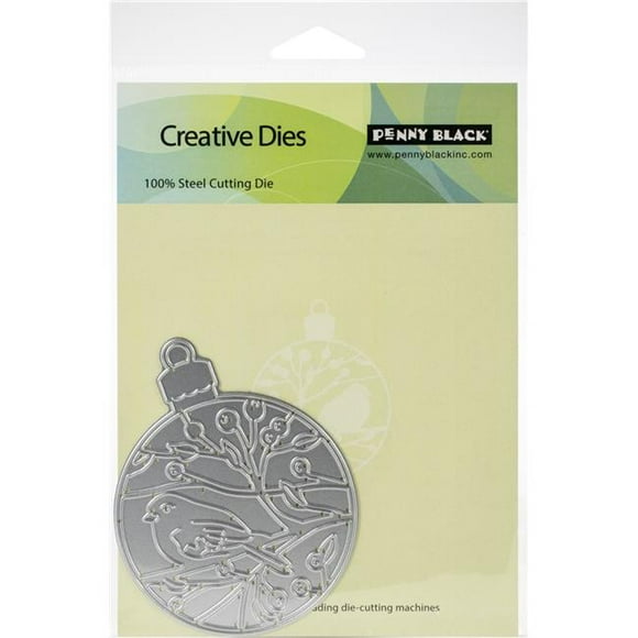 Penny Black 51587 Creative Dies - Bird Ornament&#44; 2.8 x 3.6 in.
