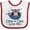 White and Red, variant on Inktastic Oma and Opa Love Me Grandson Boys Baby Bib