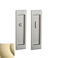 thumbnail image 1 of Baldwin PD005003PS Large Santa Monica Pocket Passage Trim Pair - Polished Brass Lifetime, 1 of 1