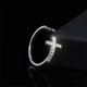 thumbnail image 4 of Anillos de aleación con forma de cruz y , ajuste , taladro de agua, anillos de apertura en apariencia de amor ajustables irregulares,, 4 of 8