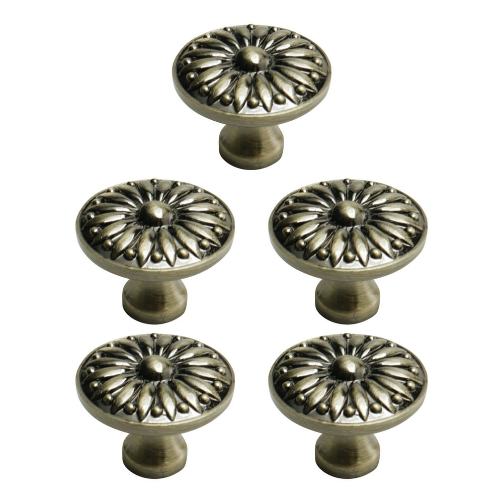 Zinc Alloy Knobs 36mm Metal Round Dresser Knobs Pull Handle for Drawer