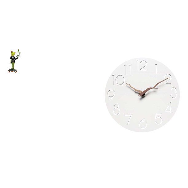 Estatua creativa de rana con forma de animal, reloj de pared, figura decorativa, adorno de mesa para el hogar, cocina, oficina, sala de estudio,