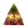 thumbnail image 1 of 5cm Orgonite Pyramid Heal Chakra Crystal Stone Energy Orgone Accumulator, 1 of 1
