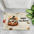thumbnail image 4 of Happy Halloween Ragdoll Witches Hat Pumpkin Carving Doormat Cat Lover Kitten Owner Gifts Idea Indoor Outdoor Welcome Mat - 02019, 4 of 5
