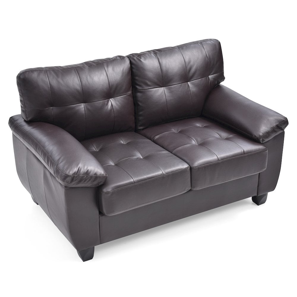 Glory Furniture Gallant Loveseat in Cappuccino Color