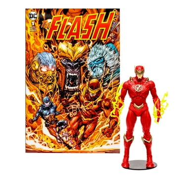 Barry Allen The Flash w/The Flash Comic (DC Page Punchers) 7" Figure - McFarlane Toys