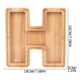 thumbnail image 3 of Hucha de madera personalizada con nombre | Hucha de letras personalizadas | Madera natural hecha a mano | Expositor Acrílico Transparente | Regalo y decoración de ahorros únicos | Seguro, ecológico,, 3 of 5