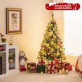 thumbnail image 4 of Costway 150cm Árbol de Navidad Artificial con Luces LED Blancas Cálidas 8 Modos de Iluminación Verde y Blanco, 4 of 10