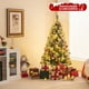thumbnail image 4 of Costway 150cm Árbol de Navidad Artificial con Luces LED Blancas Cálidas 8 Modos de Iluminación Verde y Blanco, 4 of 10