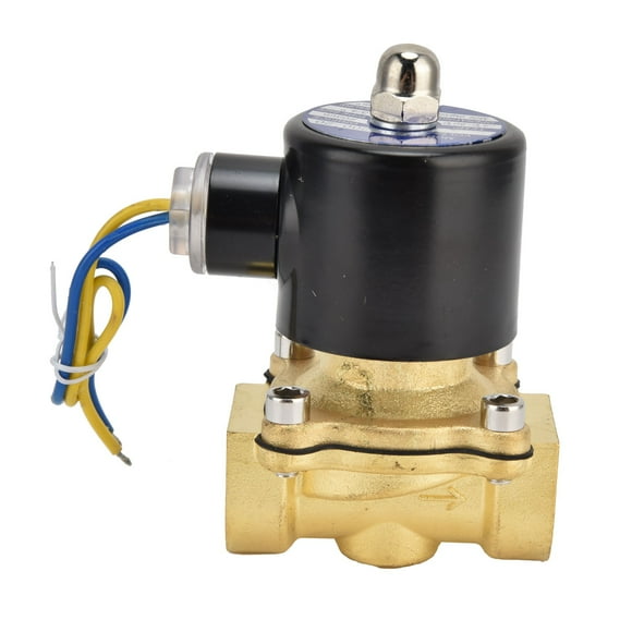 Válvula Solenoide De Latón 2W-200-20 G3/4in Válvula Solenoide Eléctrica Normalmente Cerrada De Latón Para Agua Aire Gas
