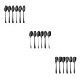 thumbnail image 2 of ZheElen 6pack/lot Stainless Steel Spoons Safe And Reliable Utensils For Versatile black 3Set, 2 of 6