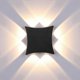 thumbnail image 1 of Modern 8W COB LED Indoor Outdoor Wall Light, IP65 Waterproof Aluminum Wall Lamp, 3000K Warm White Light for Garden Corridor Bedroom, Black, 1 of 5